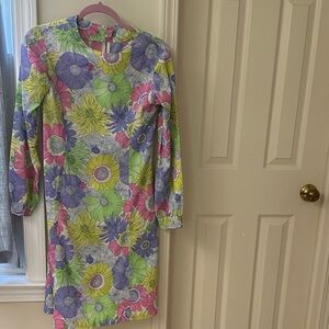 Vintage Floral Dress - Multicolor